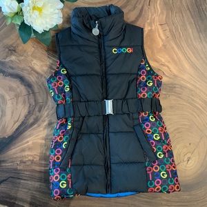 COOGI puffer zip up vest